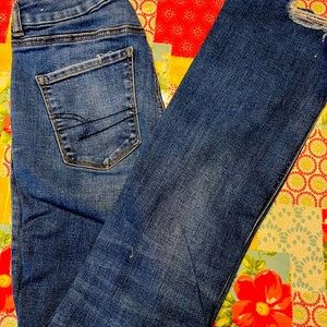 Womens jeans AE size 8 boot cut